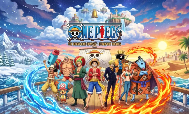 one piece filler guide featured key visual art with Lufffy