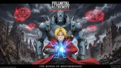 Fullmetal Alchemist watch order guide featured key visual art with Edward and Alphonse Elric