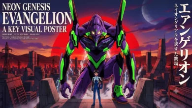 Neon Genesis Evangelion watch order guide featured key visual art with Shinji Ikari and EVA Unit-01